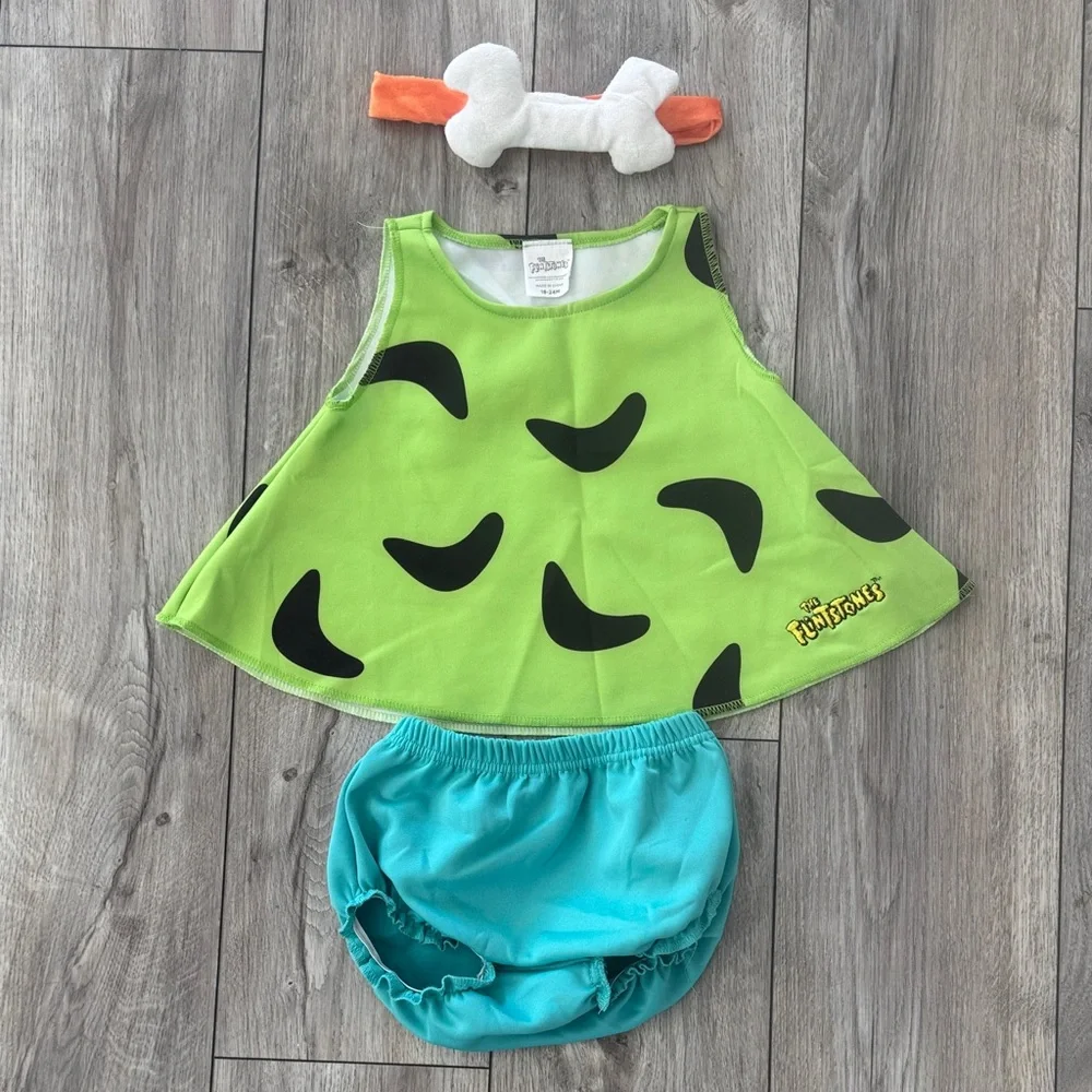 Spirit Neon‎ Green and Black Kids Costume Bib